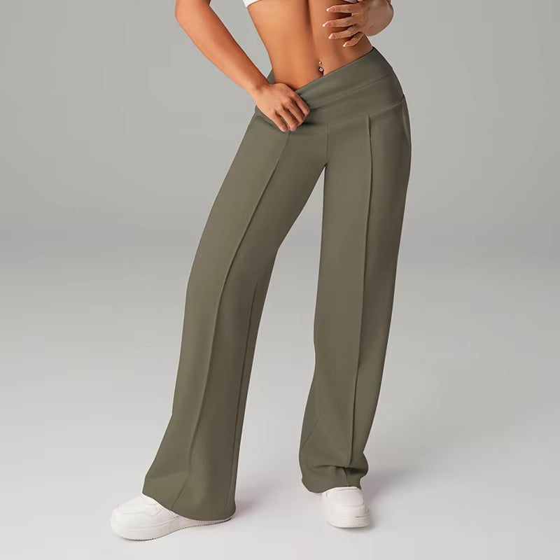 High Waist Wide Leg Pants