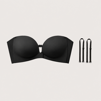 Strapless Front Closure Bra - Wireless with anti-slip