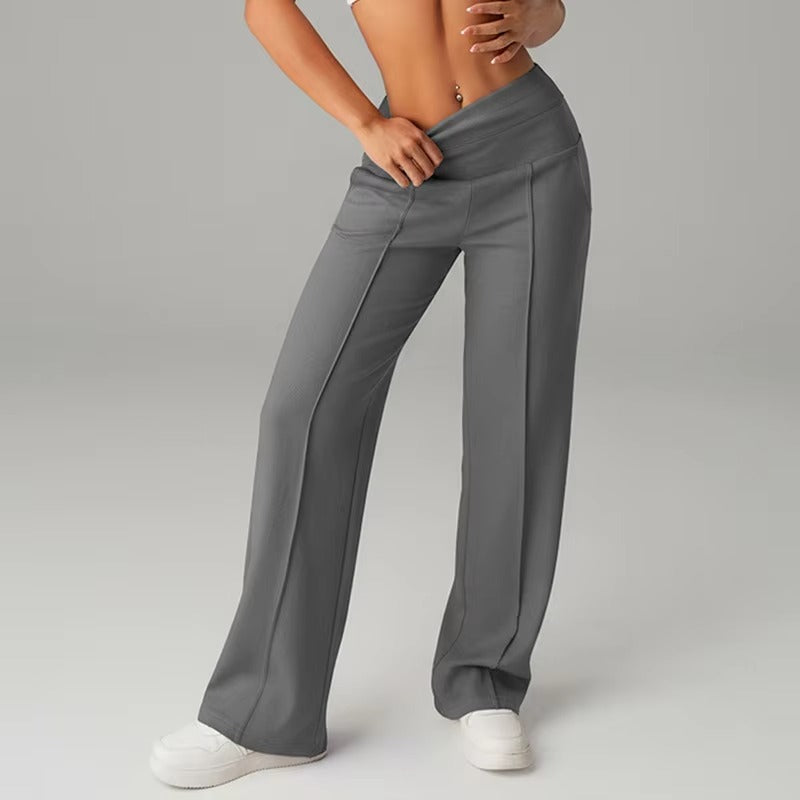 High Waist Wide Leg Pants