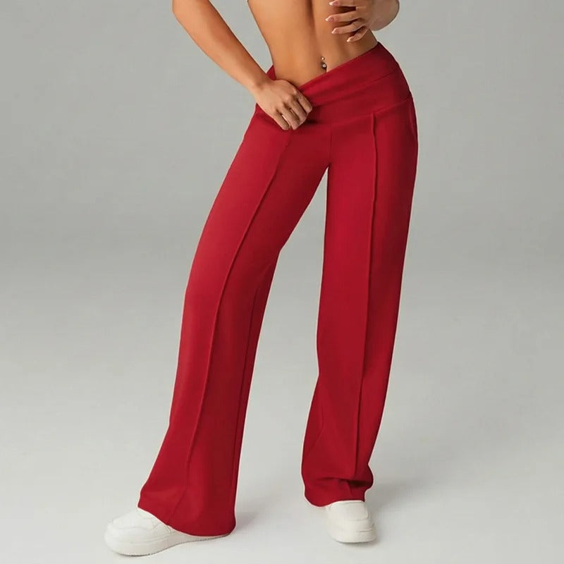 High Waist Wide Leg Pants